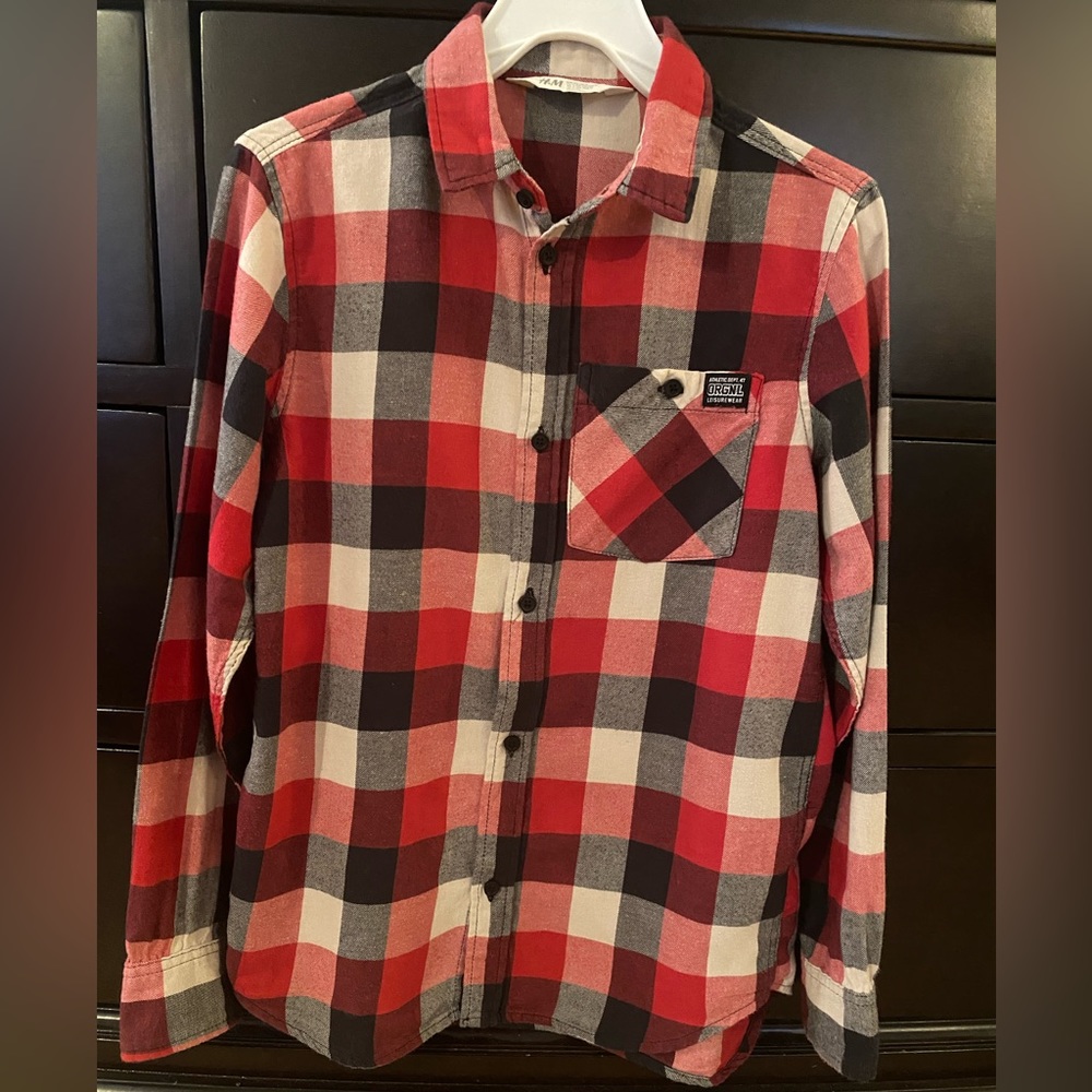 H&M Flannel plaid shirt
